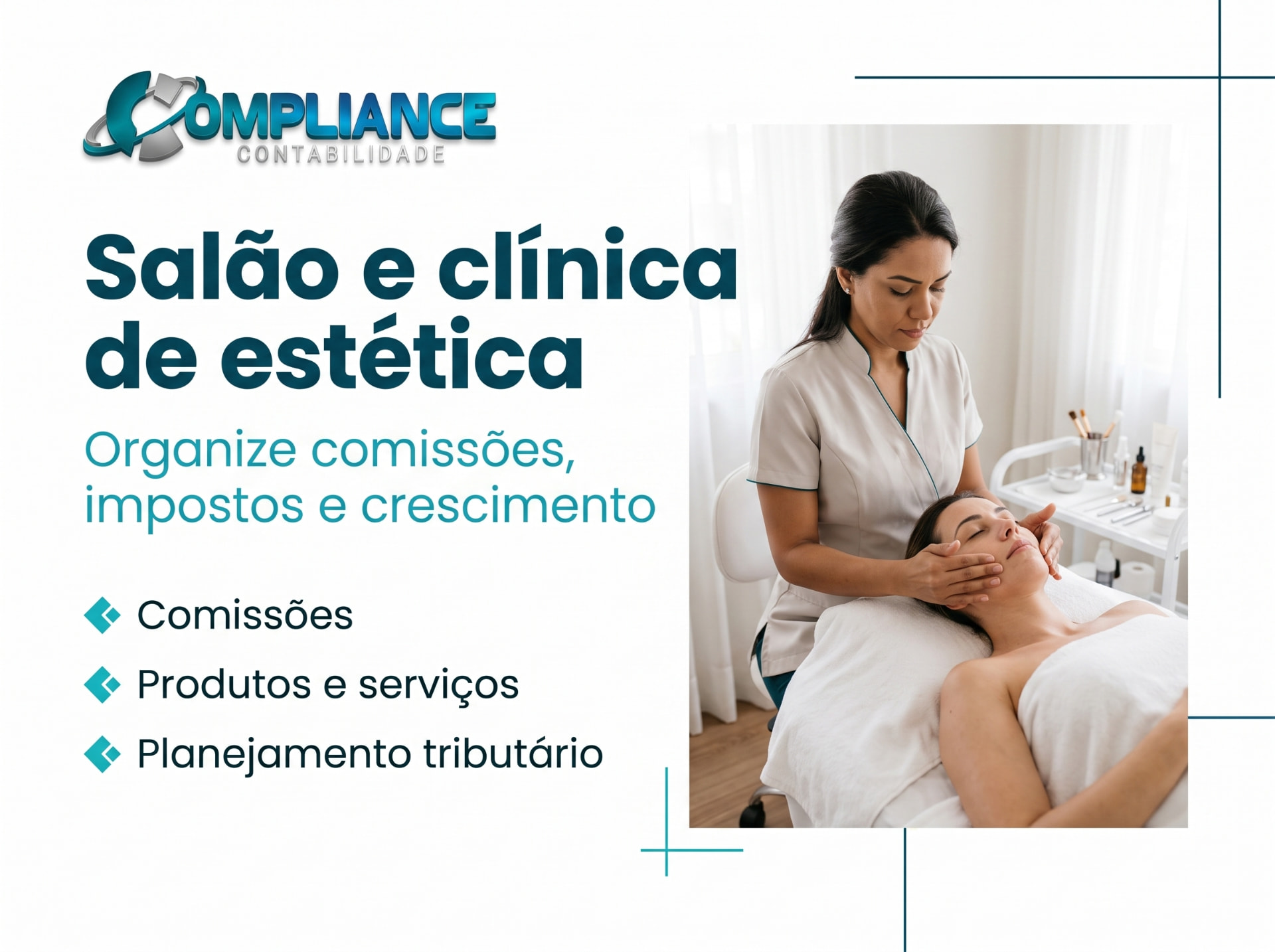 Salão e clínica de estética: como organizar comissões, impostos e crescimento