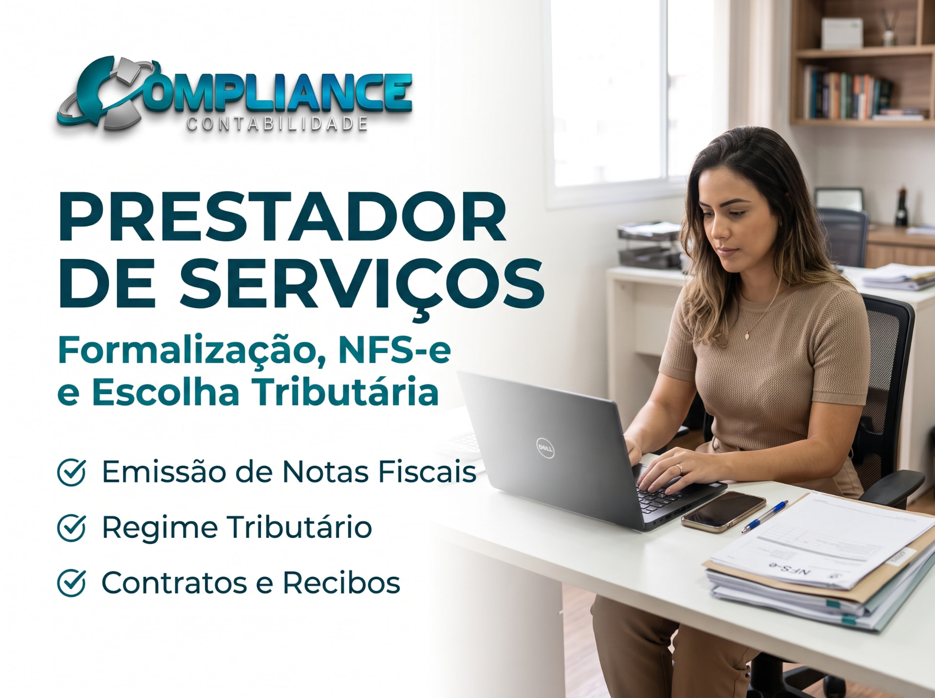 Prestador de serviços: formalização, NFS-e e escolha tributária